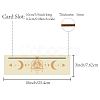 Natural Wood Card Stand for Tarot DJEW-WH0034-02J-2