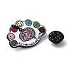 Brain with Word All Feeling Are Valid Enamel Pins JEWB-A016-03B-3