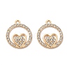 Alloy Rhinestone Pendants FIND-G055-01G-2