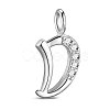 SHEGRACE Rhodium Plated 925 Sterling Silver Charms JEA004A-1