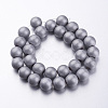 Non-magnetic Synthetic Hematite Bead Strands X-G-F337-44-2
