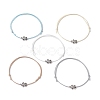 Alloy Braided Bead Bracelet BJEW-JB11082-02-1