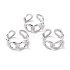 Tarnish Resistant 304 Stainless Steel Finger Rings RJEW-L102-41P-1