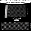 Polyester Big Eye Mesh Organza Veil DIY-WH0453-61B-2