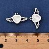 Rack Plating Alloy Rhinestones Pendants PALLOY-D028-04A-S-RS-3