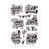 Custom Summer Theme PVC Plastic Clear Stamps DIY-WH0631-0128-8