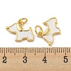 Brass Enamel Charms KK-E093-01G-01-3