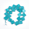 Spray Painted Freshwater Shell Beads X-SHEL-T010-05E-2