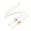 Imitation Shell Butterfly Charm Neck Starp for Eyeglasses with Cable Chains AJEW-H134-01G-1