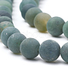 Natural Moss Agate Beads Strands G-T106-020-2