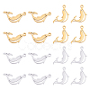 Unicraftale 20Pcs 2 Colors 304 Stainless Steel Pendants STAS-UN0035-36-1