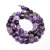 Natural Amethyst Nuggets Beads Strands X-G-J335-08-2