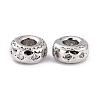 Brass Micro Pave Clear Cubic Zirconia Beads ZIRC-P091-05A-RS-2