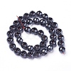 Non-magnetic Synthetic Hematite Beads Strands G-F613-08-1
