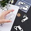 SUPERFINDINGS 5Pcs 5 Styles Aluminum Tail Hook FIND-FH0002-01-3