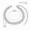 SHEGRACE Brass Link Chain Bracelets JB572A-6