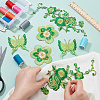  7Pcs 4 Style Embroidered Cloth Patch DIY-NB0008-33-3