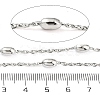 304 Stainless Steel Oval Link Chains CHS-M005-01P-3