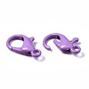 Spray Painted Eco-Friendly Alloy Lobster Claw Clasps X-PALLOY-T080-06D-NR-5