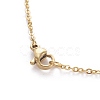Brass Pendant Necklaces NJEW-I231-01G-5