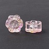 Electroplated Glass Beads X-GLAA-G090-01-4
