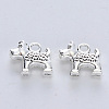 Tibetan Style Alloy Pendants TIBE-R316-010AS-RS-2