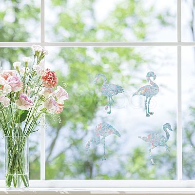 Gorgecraft Waterproof PVC Colored Laser Stained Window Film Adhesive Stickers DIY-WH0256-050-1