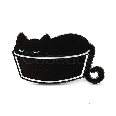 Liquid Cat Enamel Pins JEWB-G028-02F-1