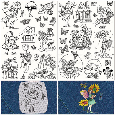 Plastic Water-soluble Embroidery Aid Drawing Sketch DIY-WH0514-034-1