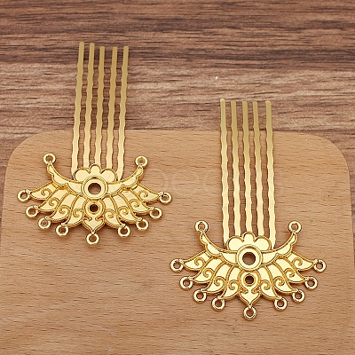 Ancient Style Hanfu Alloy Alligator Hair Clips for Women PW-WG19BAE-02-1