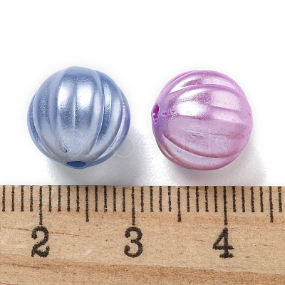 Acrylic Imitation Pearl Beads OACR-E041-01-1