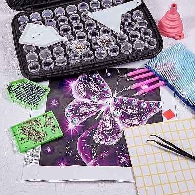 14 Styles DIY Rhinestones Plastic Beads Display Storage Box DIY-SZ0003-29-1