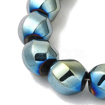 Electroplated Non-Magnetic Synthetic Hematite Beads Strands G-P518-05E-01-1