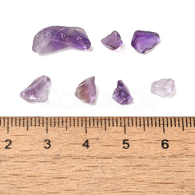 Natural Amethyst Chip Beads G-Q193-02A-1