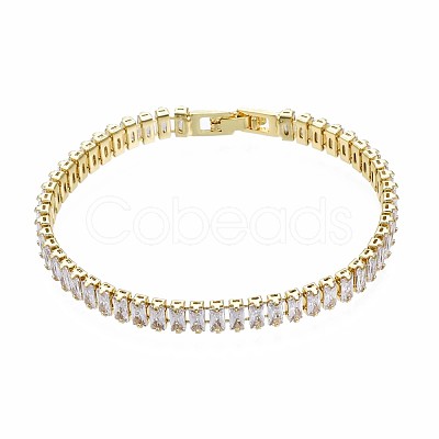 Cubic Zirconia Classic Tennis Bracelet ZIRC-S067-073H-NF-1