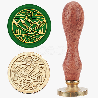 Wax Seal Stamp Set AJEW-WH0208-1212-1