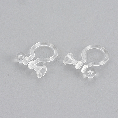 Plastic Clip-on Earring Findings KY-S155-06-1