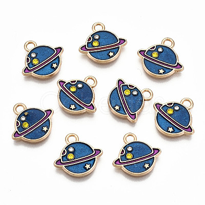 Alloy Enamel Charms X-ENAM-S126-009-RS-1