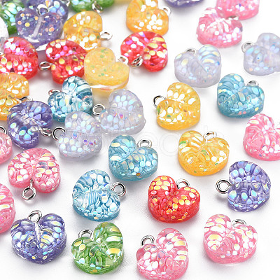 Epoxy Resin Charms X-RESI-S400-004-1