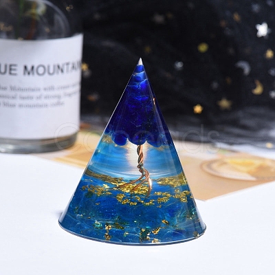 Orgonite Cone Resin Display Decorations PW-WG6E88D-01-1