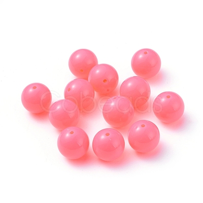 Fluorescent Chunky Acrylic Beads X-MACR-R517-20mm-04-1