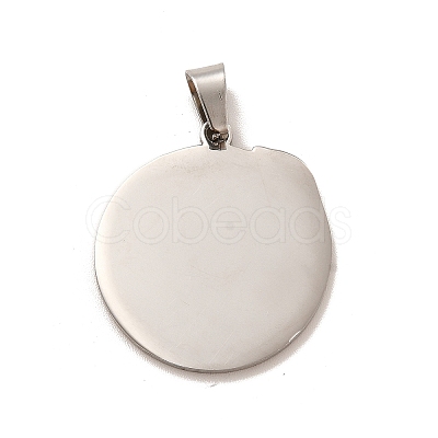 Non-Tarnish 304 Stainless Steel Pendants STAS-B037-04P-1