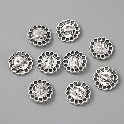 Tibetan Style Zinc Alloy Filigree Joiners FIND-TAC0010-29AS-1