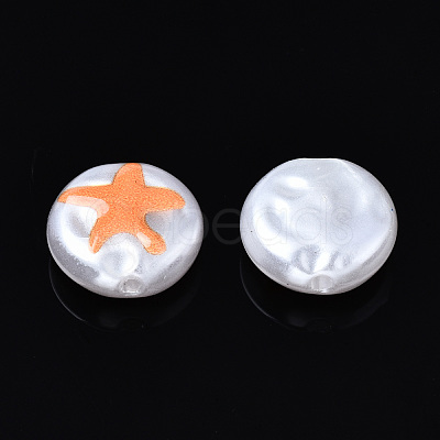 3D Printed ABS Plastic Imitation Pearl Beads KY-S168-014-1