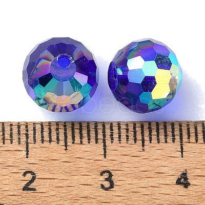 AB Color Plated Glass Beads EGLA-P059-02B-AB27-1