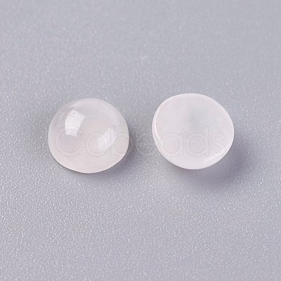 Natural Rose Quartz Cabochons G-F608-04A-06-1