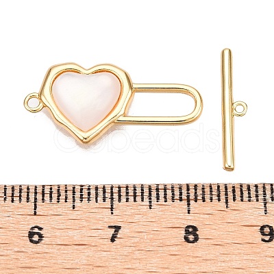 Brass Toggle Clasps KK-N254-140G-1