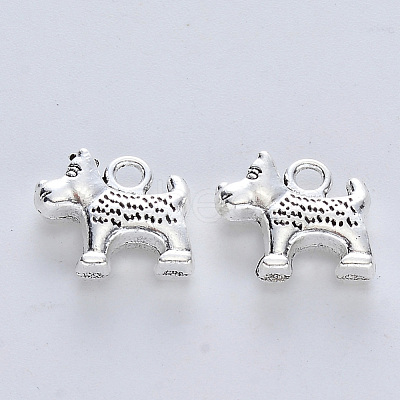 Tibetan Style Alloy Pendants TIBE-R316-010AS-RS-1