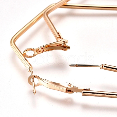 Iron Hoop Earrings EJEW-TAC0009-08G-1