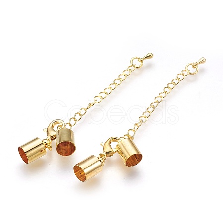 Brass Chain Extender KK-K002-9.5-G-NF-1